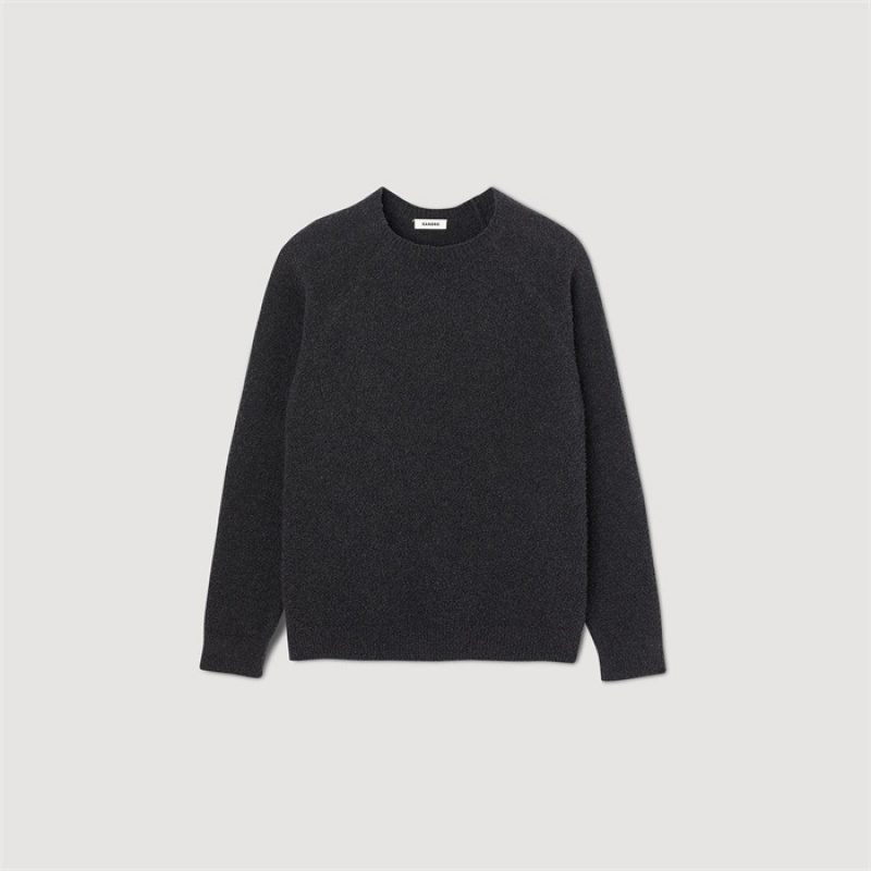 Sandro Long-sleeved sweater Charcoal Grey | SN-SDO65294