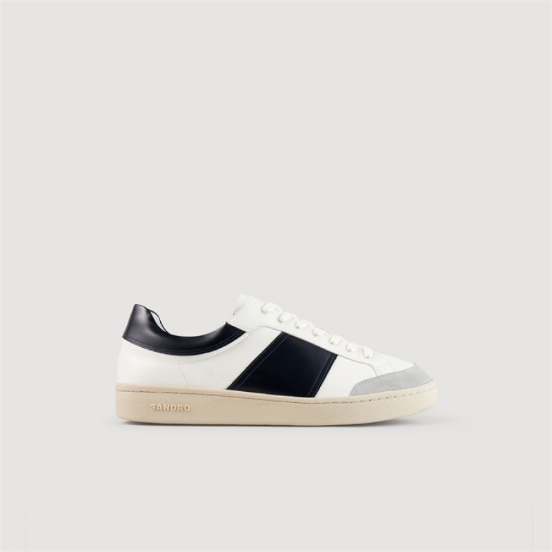 Sandro Low-top sneakers Navy Blue | SN-SDO65421