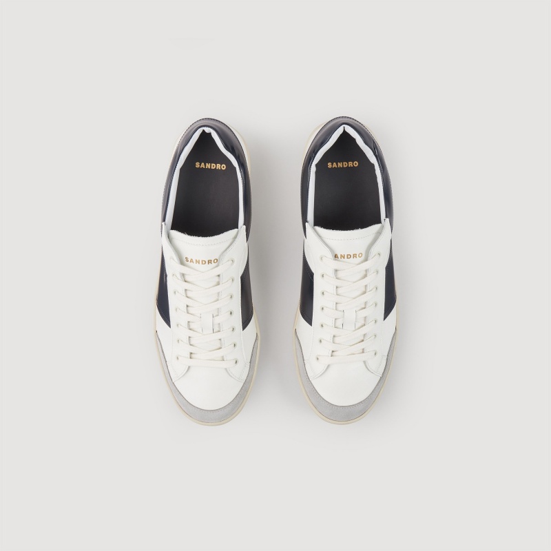 Sandro Low-top sneakers White / Black | SN-SDO65417