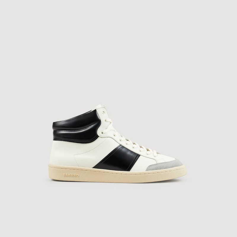 Sandro Mid-top sneakers Black | SN-SDO65425