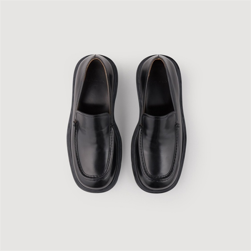 Sandro Patent leather loafers Black | SN-SDO65419