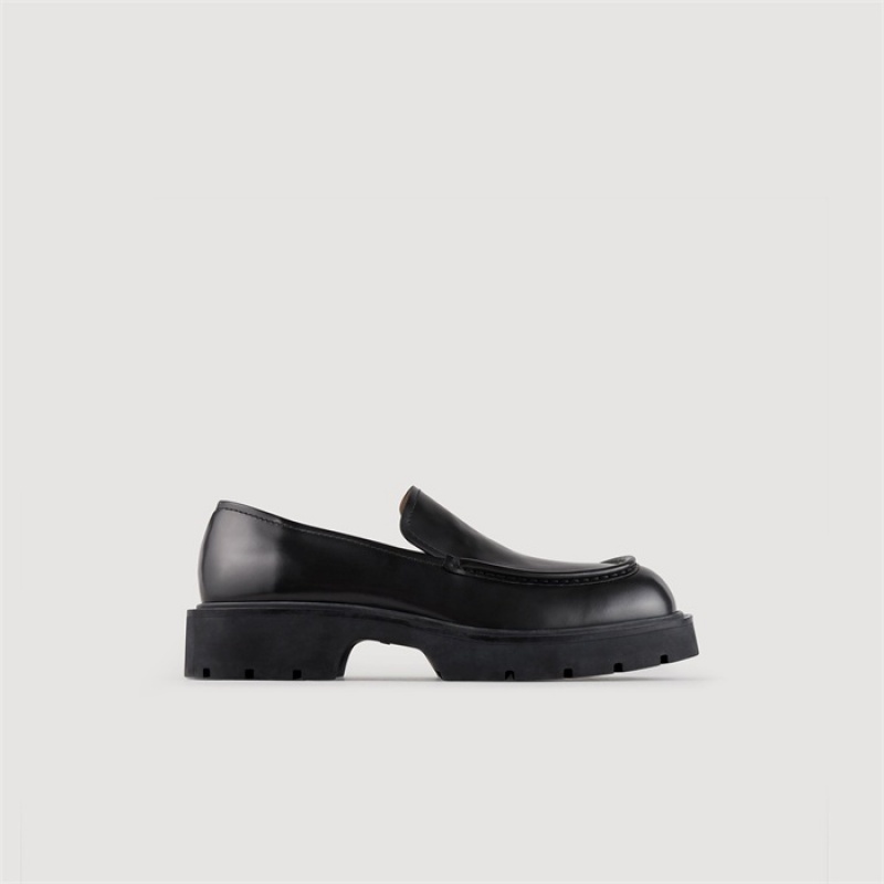 Sandro Patent leather loafers Black | SN-SDO65419