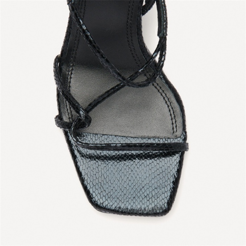 Sandro Sandals with narrow straps Black | SN-SDO64946