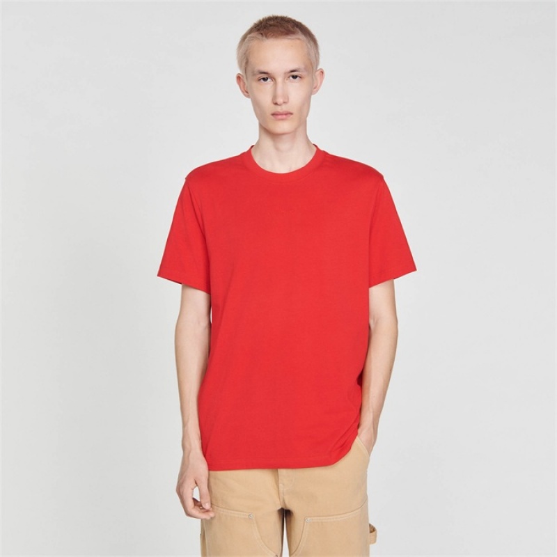 Sandro Short-sleeved T-shirt Red | SN-SDO65130