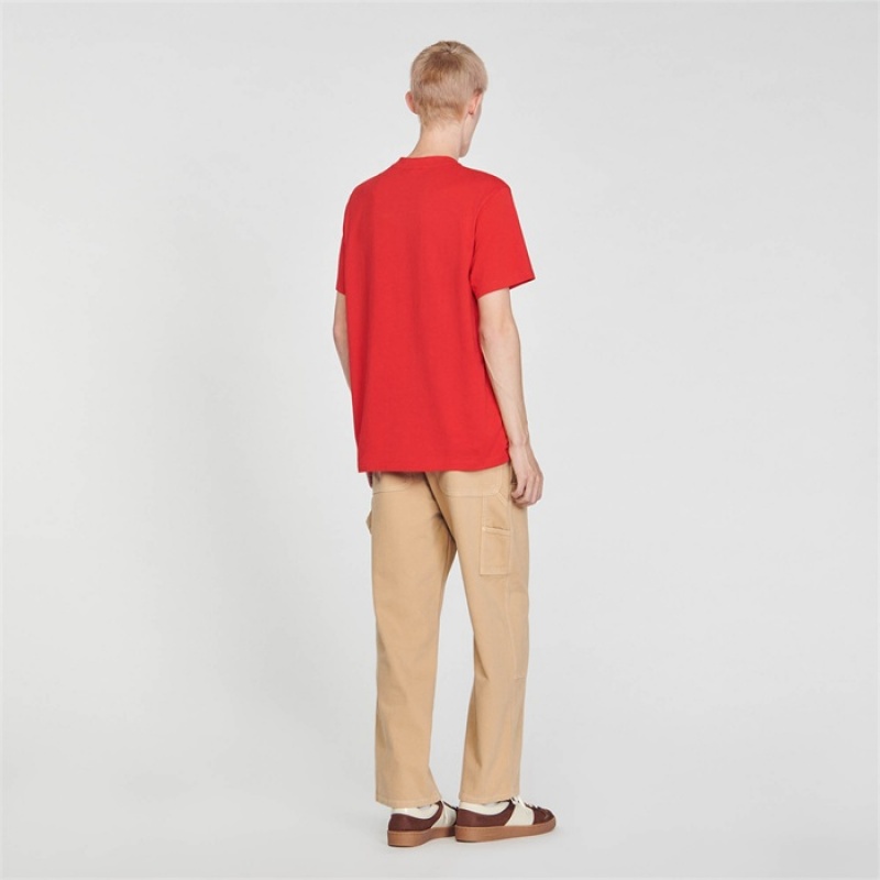 Sandro Short-sleeved T-shirt Red | SN-SDO65130