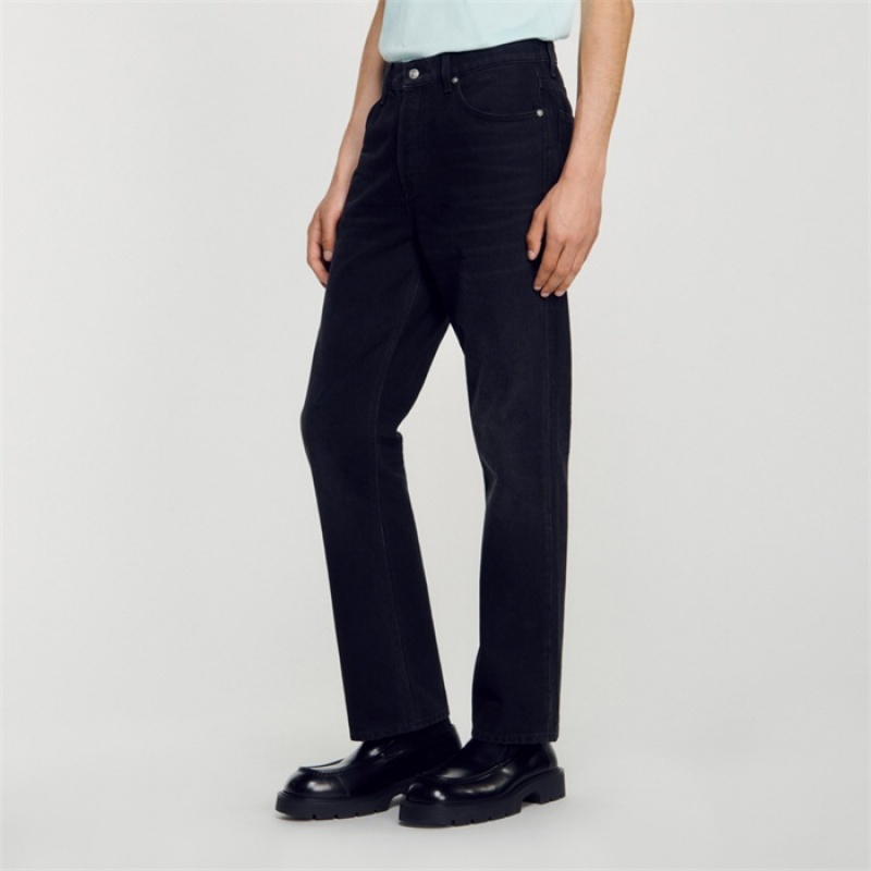 Sandro Straight-leg jeans Black | SN-SDO65386