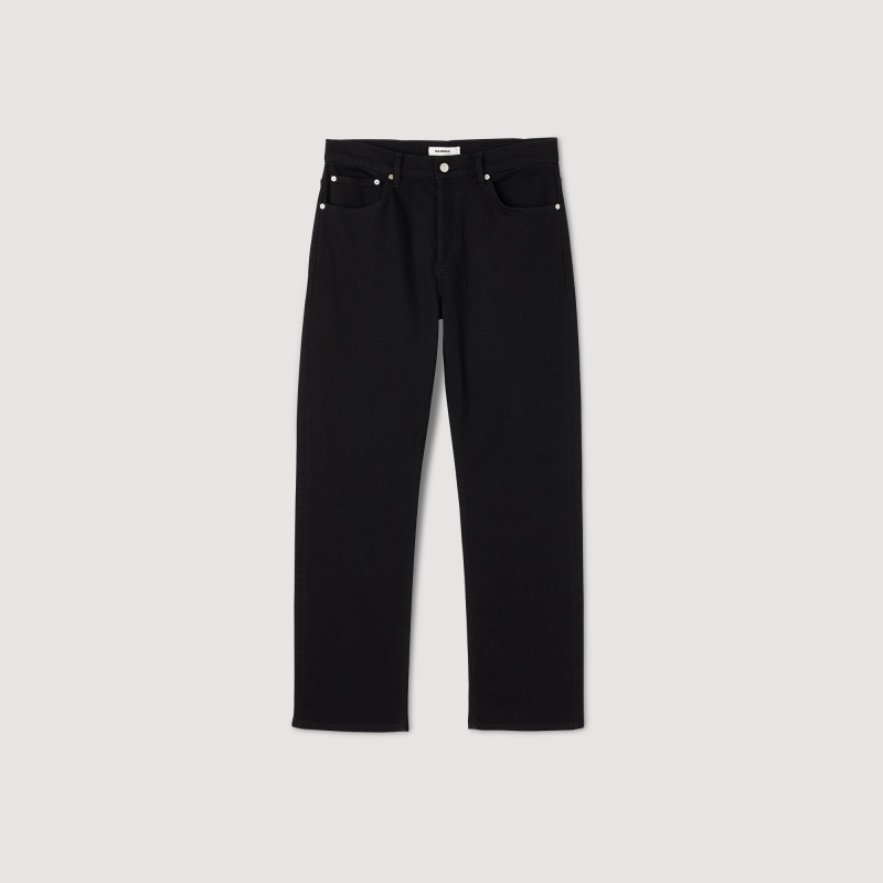 Sandro Straight-leg jeans Black | SN-SDO65386