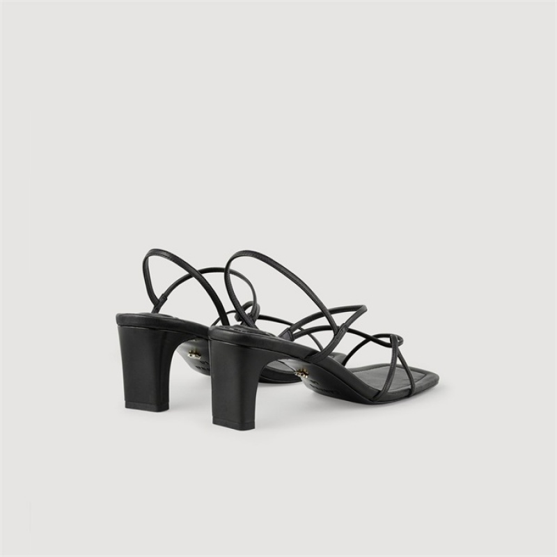 Sandro Strappy sandals Black | SN-SDO64944