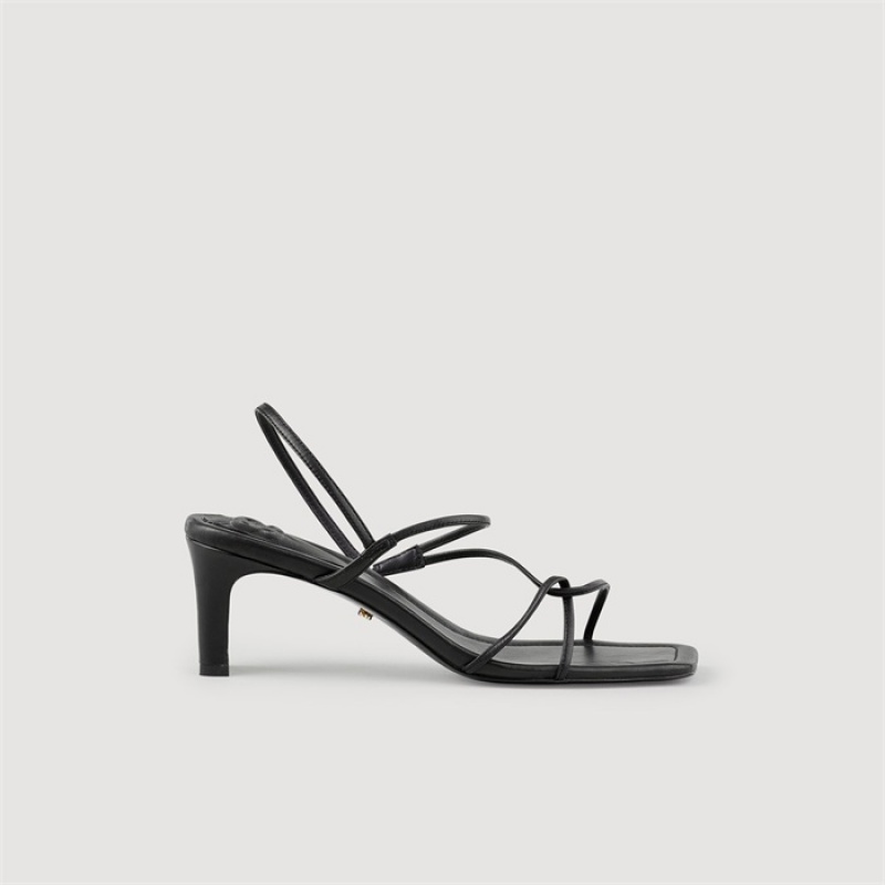 Sandro Strappy sandals Black | SN-SDO64944