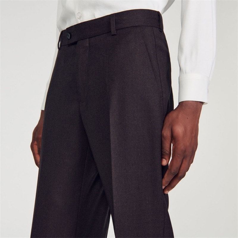 Sandro Suit pants Black Brown | SN-SDO65239