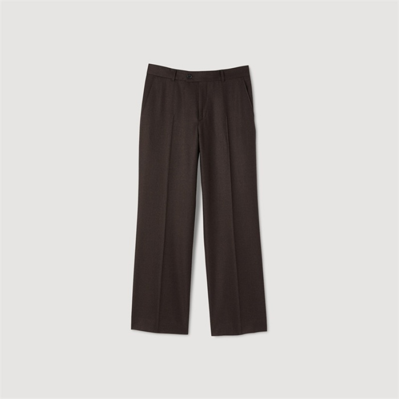 Sandro Suit pants Black Brown | SN-SDO65239