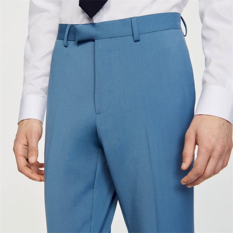 Sandro Suit trousers Blue Grey | SN-SDO65374