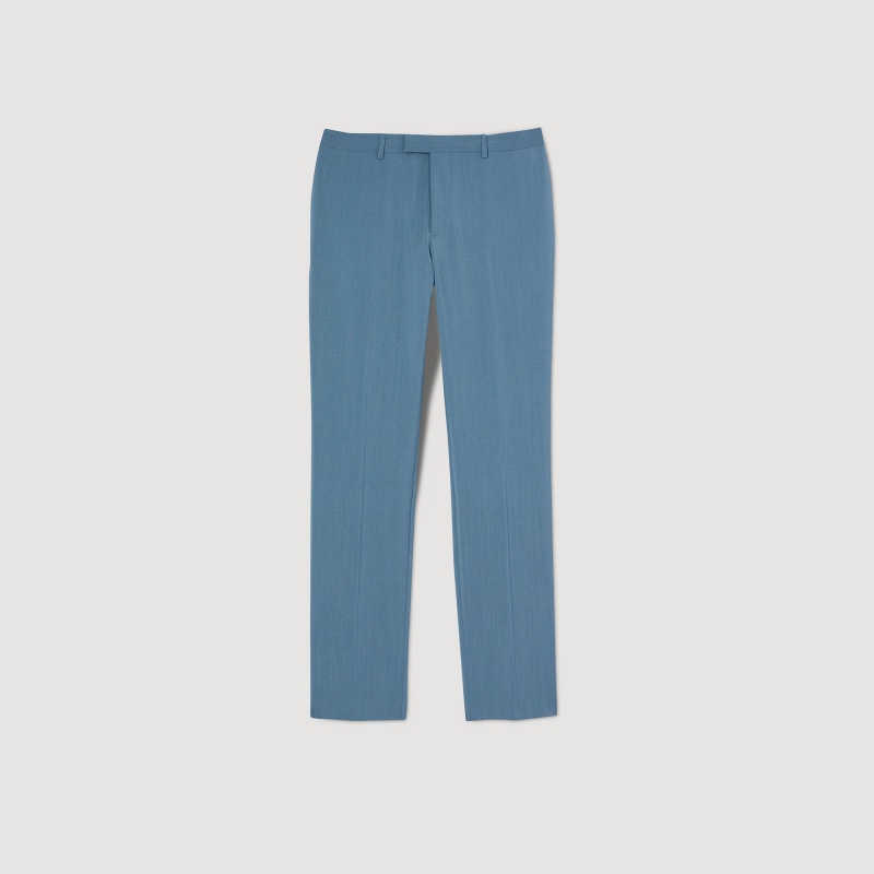 Sandro Suit trousers Blue Grey | SN-SDO65374