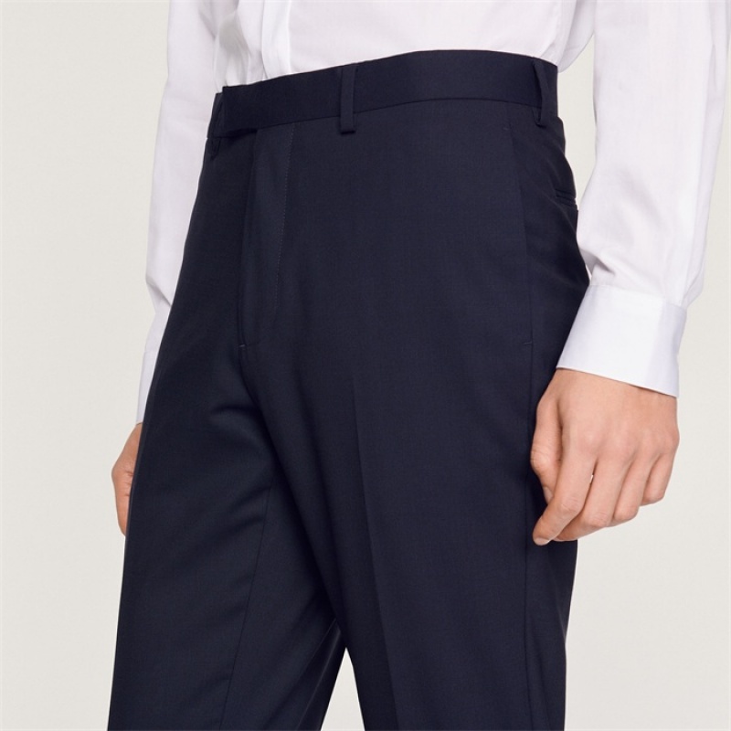 Sandro Suit trousers Navy Blue | SN-SDO65203