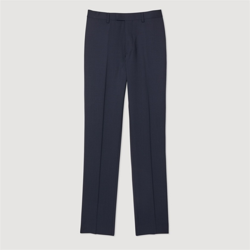 Sandro Suit trousers Navy Blue | SN-SDO65203