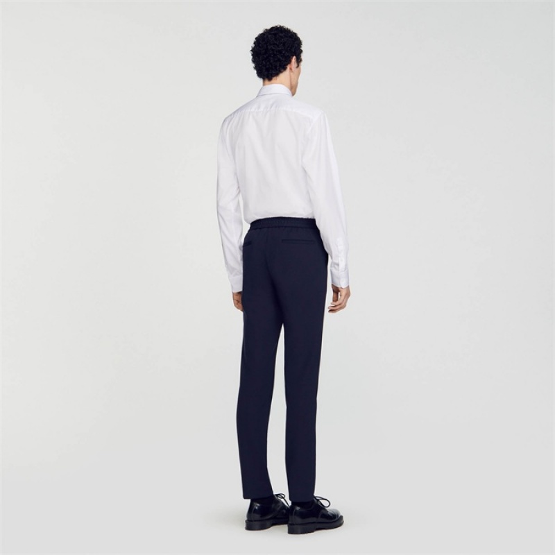 Sandro Suit trousers Navy Blue | SN-SDO65241