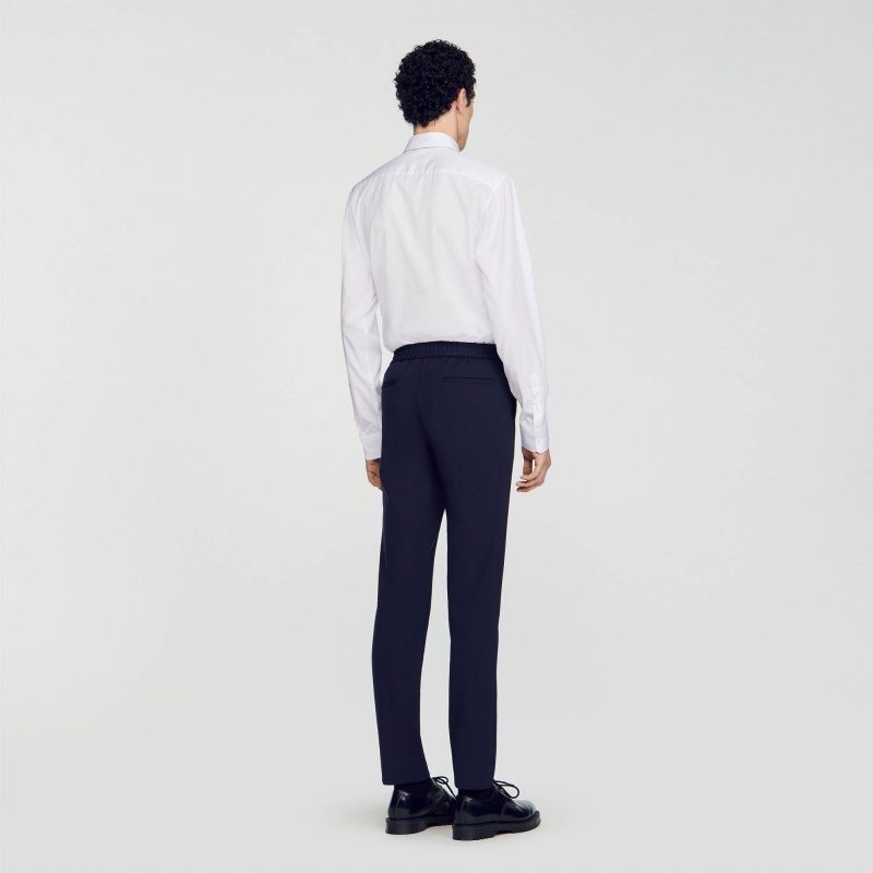 Sandro Suit trousers Navy Blue | SN-SDO65381