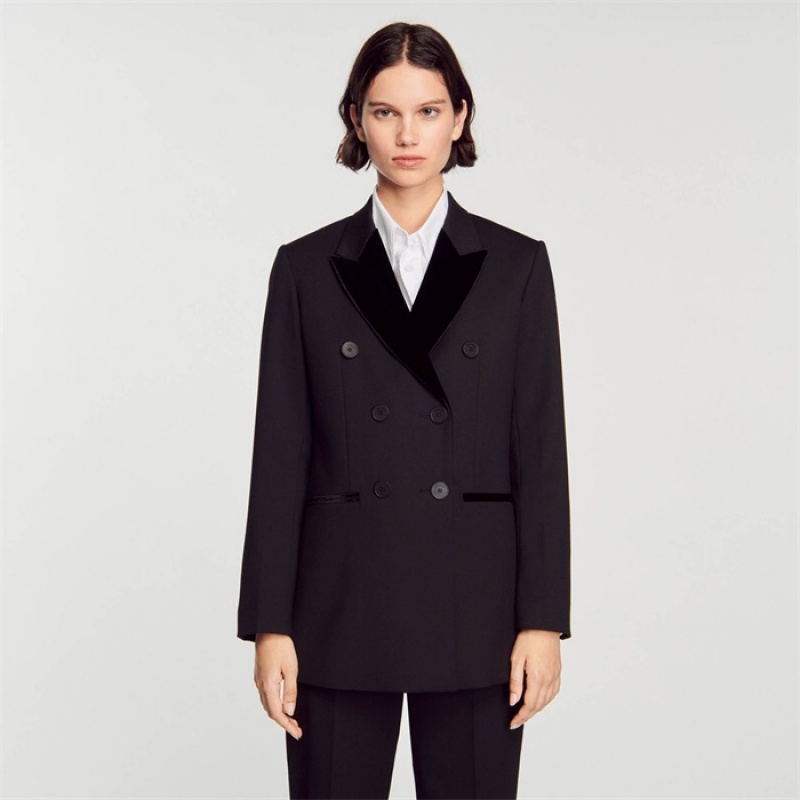 Sandro Tailored jacket Black | SN-SDO64469