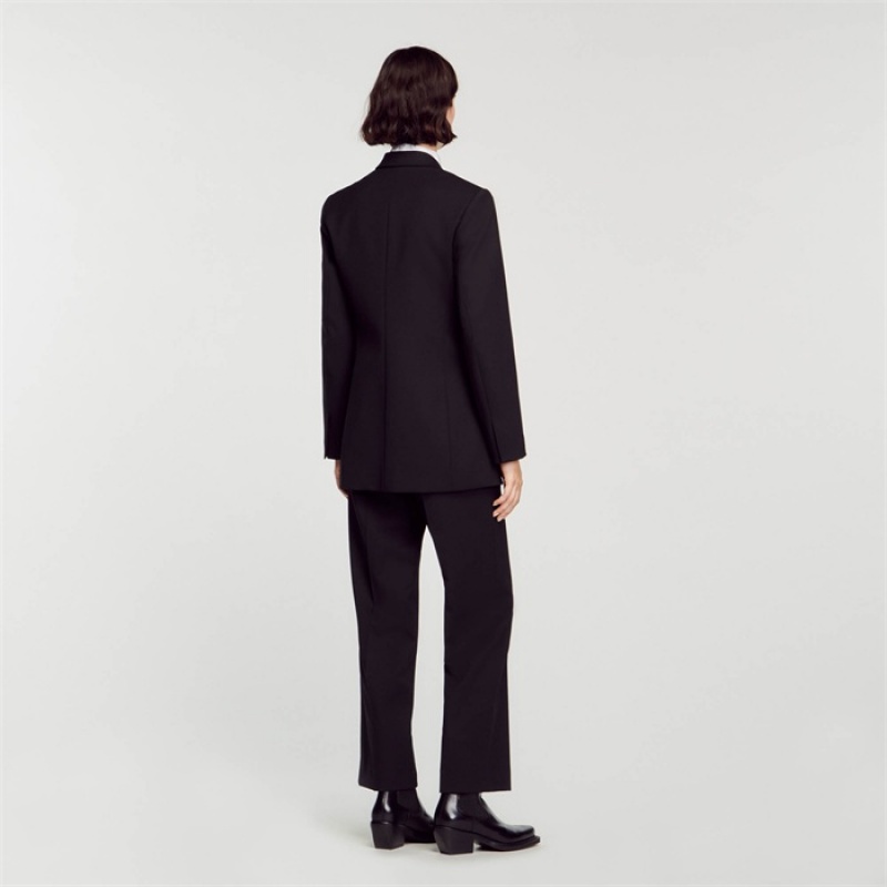 Sandro Tailored jacket Black | SN-SDO64469