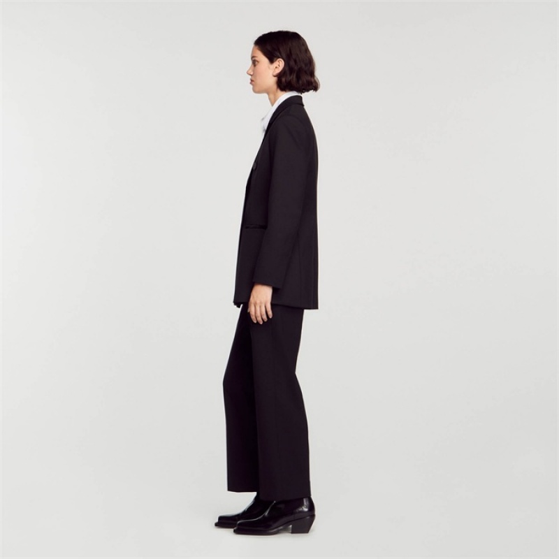 Sandro Tailored jacket Black | SN-SDO64469