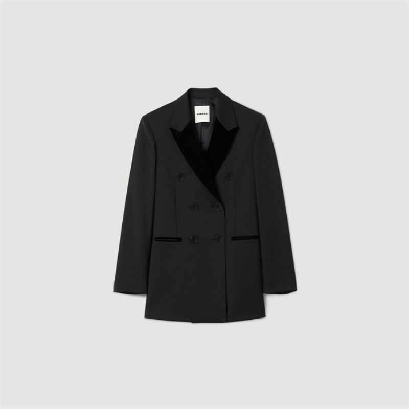 Sandro Tailored jacket Black | SN-SDO64469