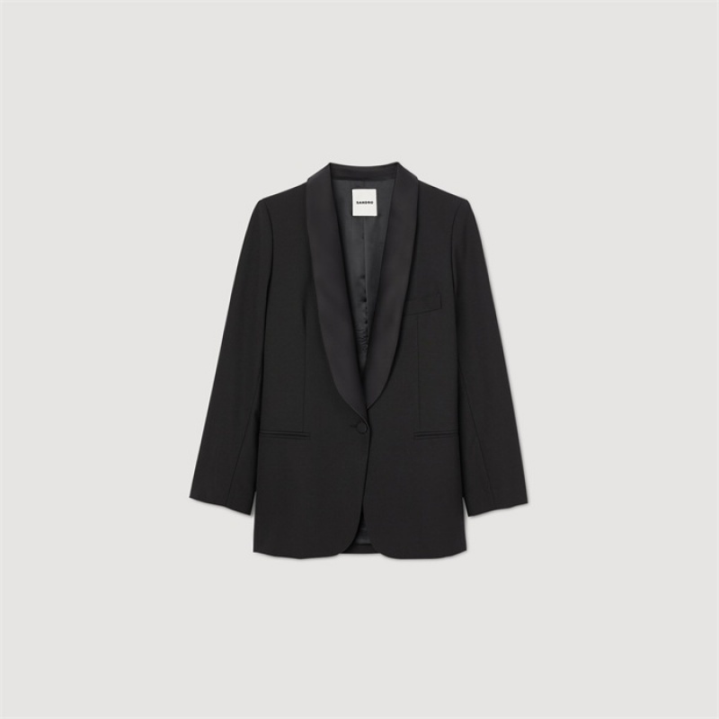 Sandro Tuxedo jacket Black | SN-SDO64439