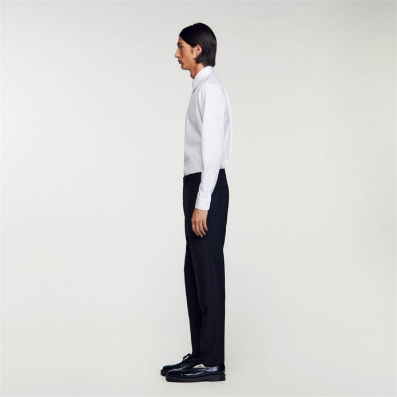 Sandro Tuxedo trousers Black | SN-SDO65364