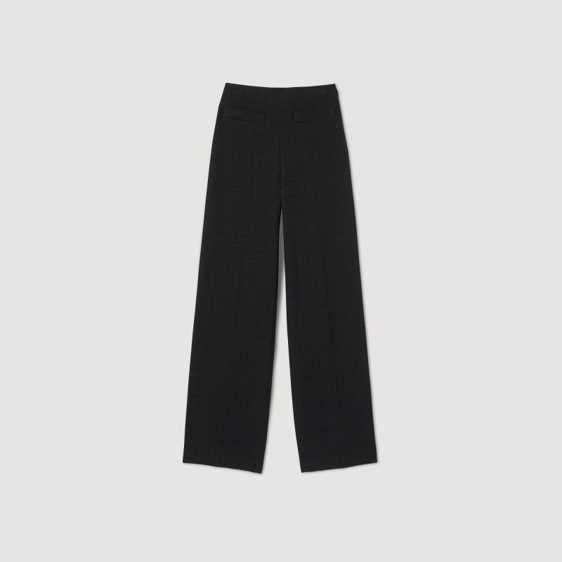 Sandro Tweed pants Black | SN-SDO64786