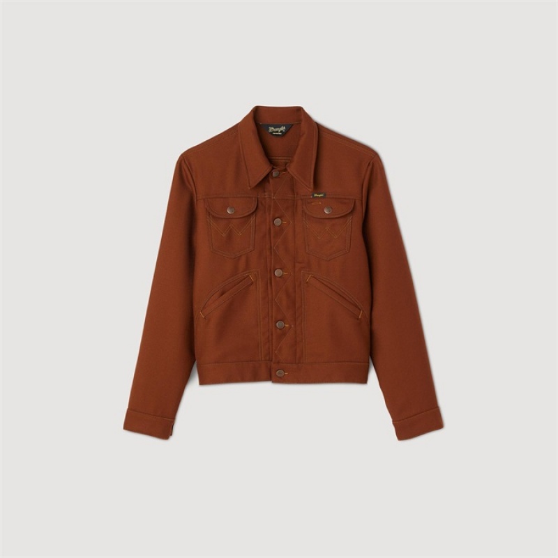 Sandro WRANGLER jacket Brown | SN-SDO64462