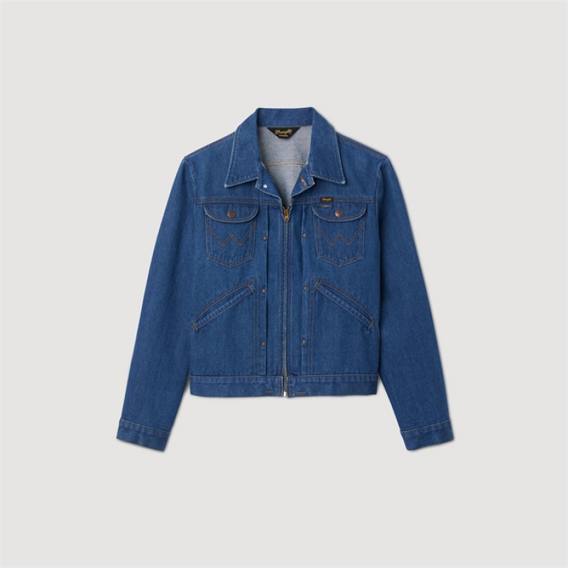 Sandro WRANGLER jacket Raw-denim | SN-SDO65162