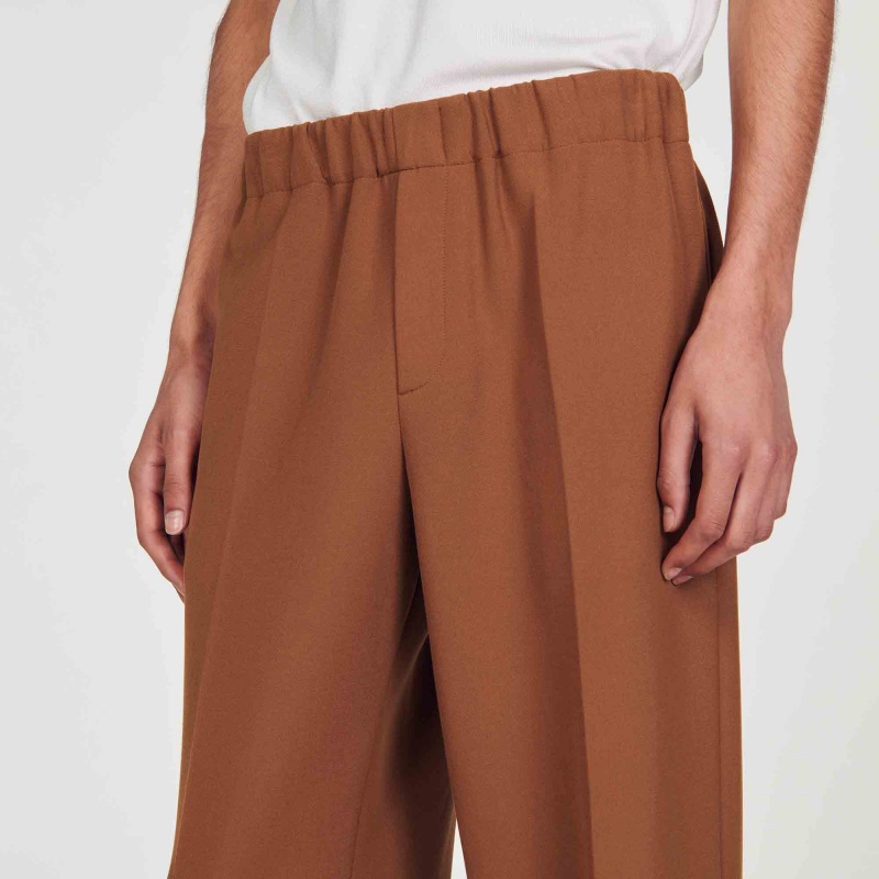 Sandro Wide-leg pants Caramel | SN-SDO65344