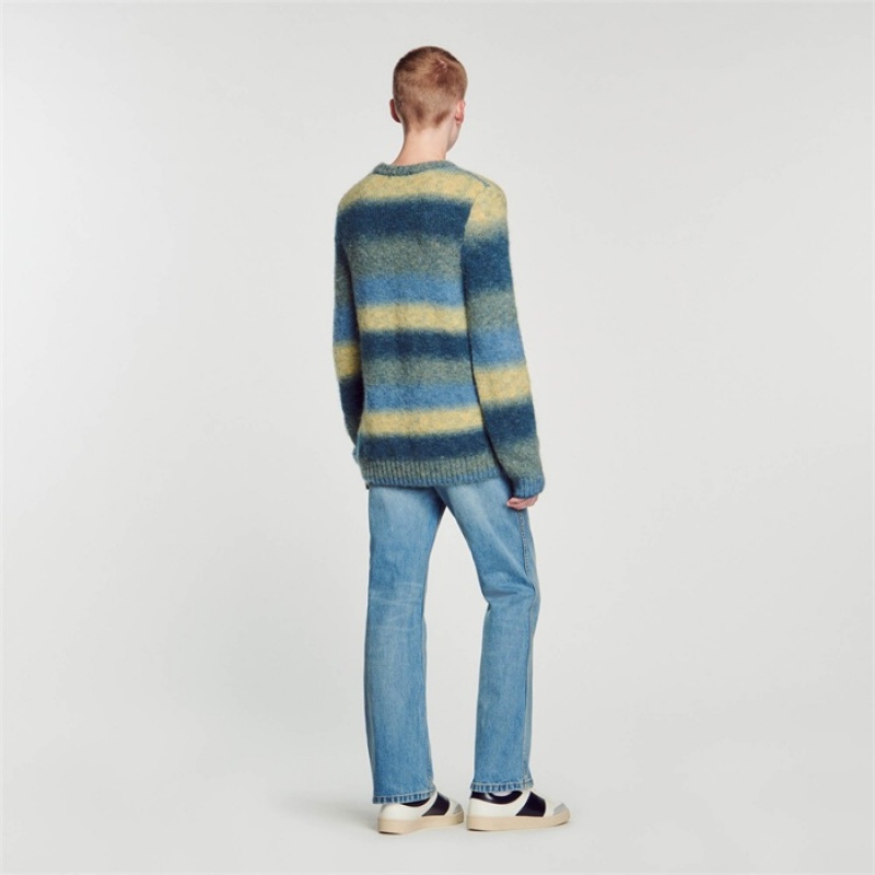 Sandro Wool and alpaca sweater Blue | SN-SDO65268