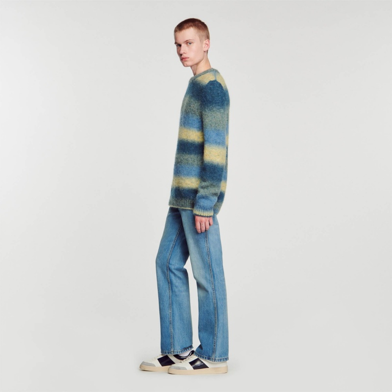 Sandro Wool and alpaca sweater Blue | SN-SDO65268