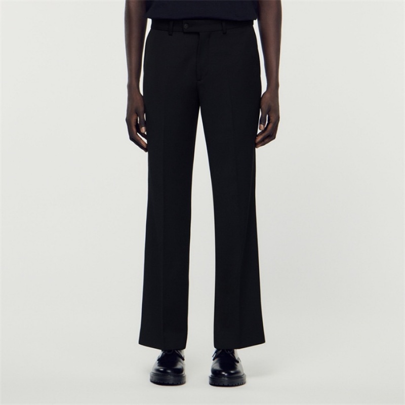 Sandro Wool blend pants Black | SN-SDO65340