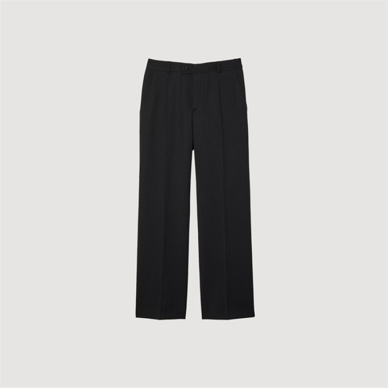 Sandro Wool blend pants Black | SN-SDO65340