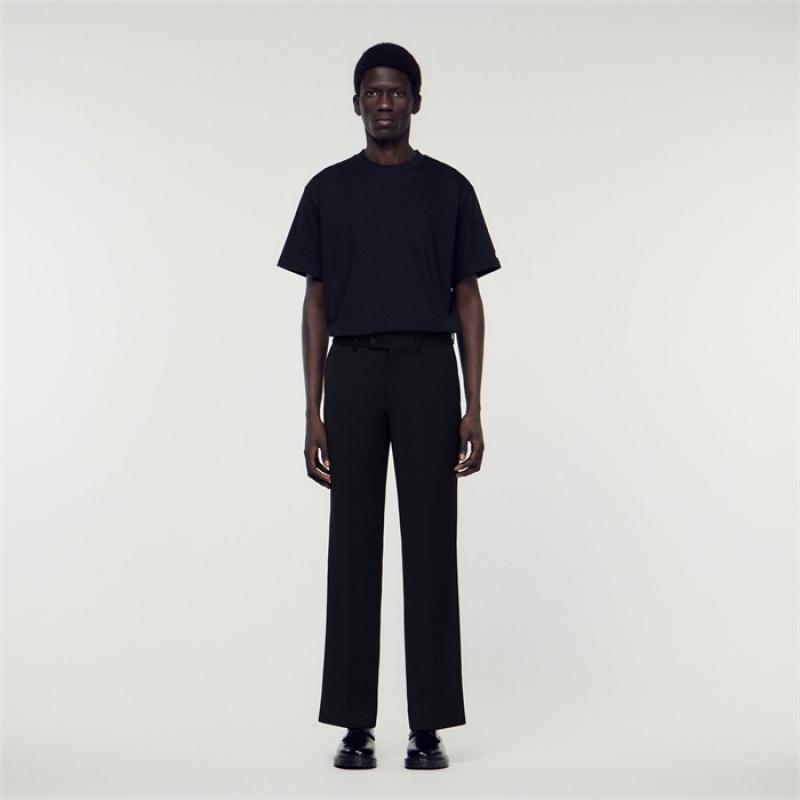 Sandro Wool blend pants Black | SN-SDO65340