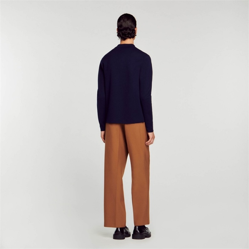 Sandro Wool jumper Blue | SN-SDO65269