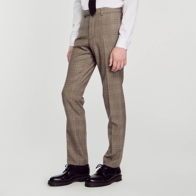 Sandro Wool suit pants Grey | SN-SDO65233