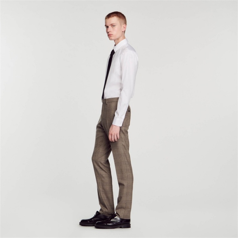 Sandro Wool suit pants Grey | SN-SDO65233