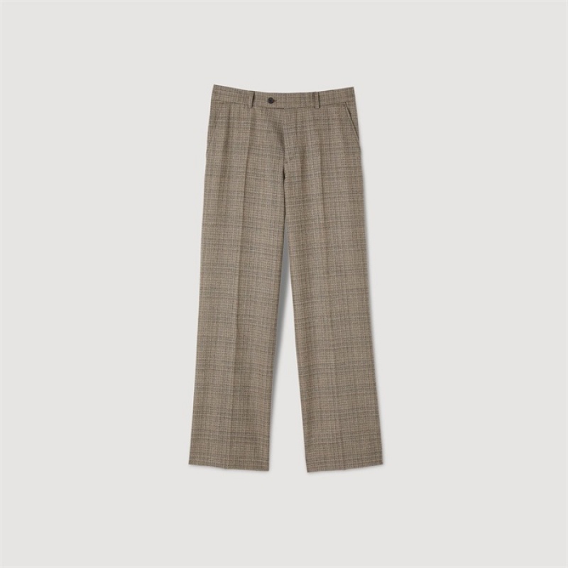 Sandro Wool suit pants Grey | SN-SDO65233