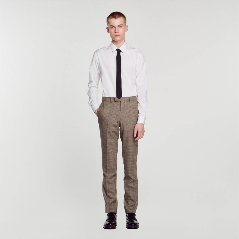 Sandro Wool suit pants Grey | SN-SDO65233