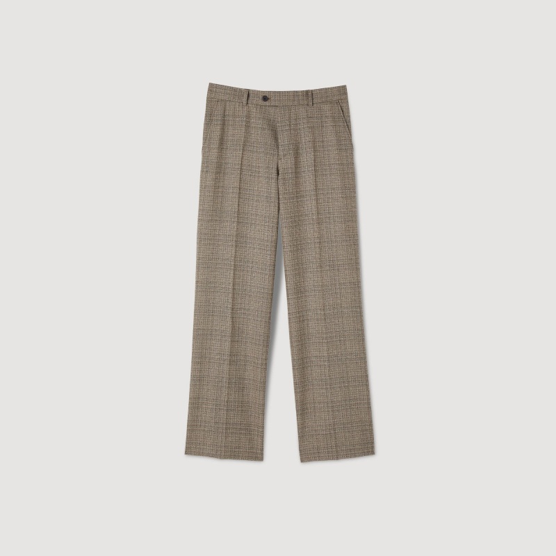 Sandro Wool suit pants Grey | SN-SDO65341