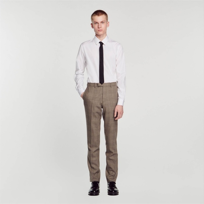 Sandro Wool suit pants Grey | SN-SDO65341