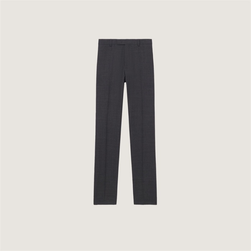 Sandro Wool suit pants Mocked Grey | SN-SDO65222