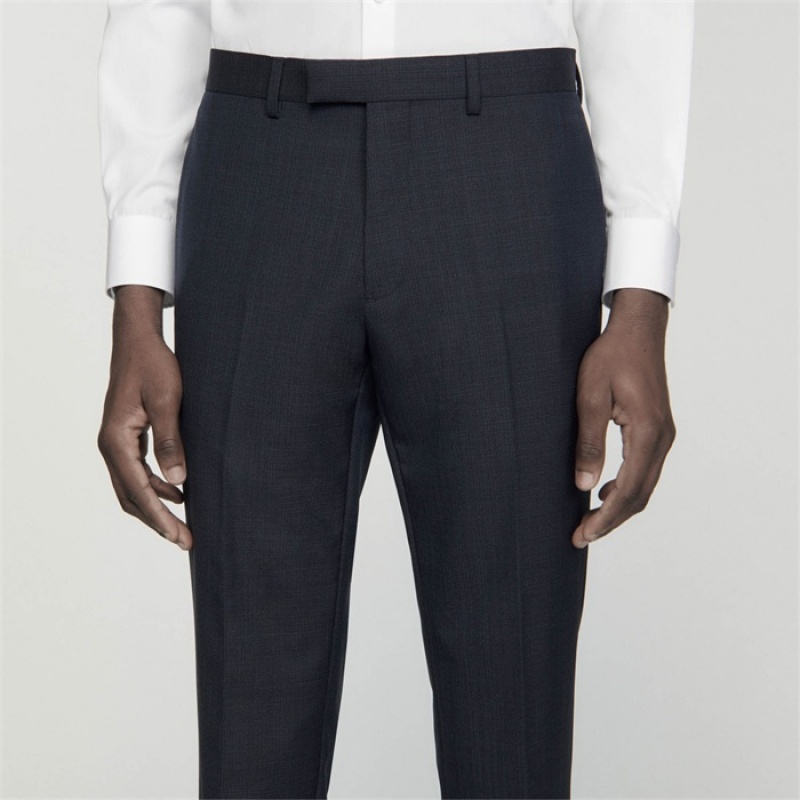 Sandro Wool suit pants Navy Blue | SN-SDO65231