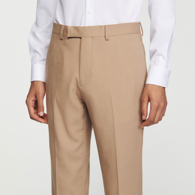 Sandro Wool suit trousers Beige | SN-SDO65220