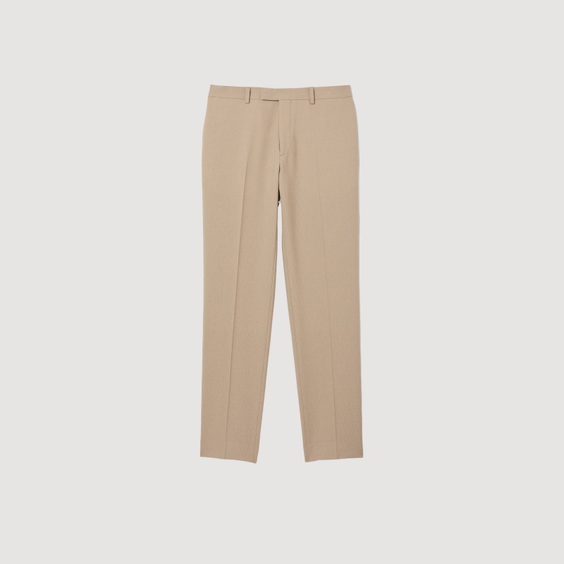 Sandro Wool suit trousers Beige | SN-SDO65220