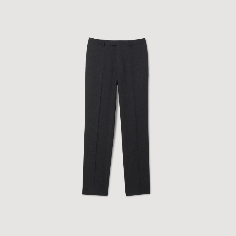 Sandro Wool suit trousers Dark Grey | SN-SDO65337