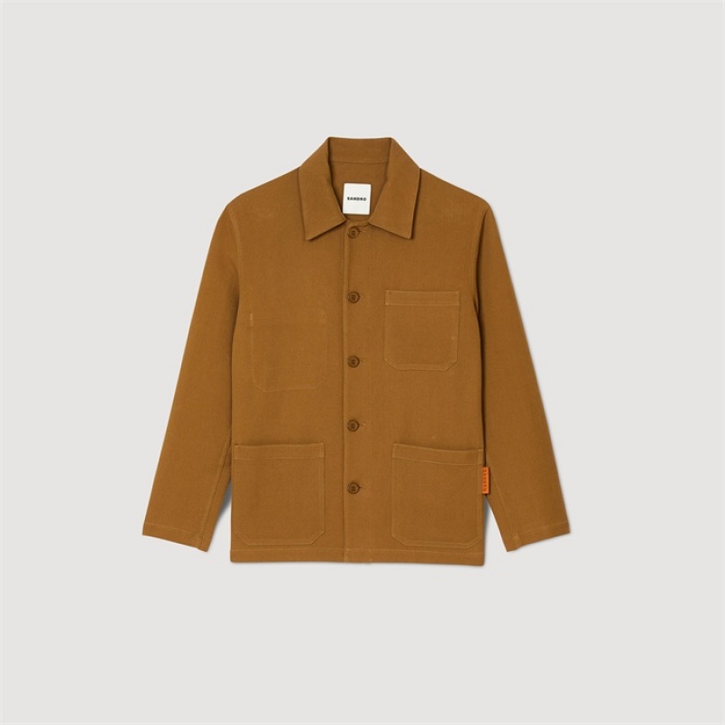 Sandro Worker jacket Camel | SN-SDO65084