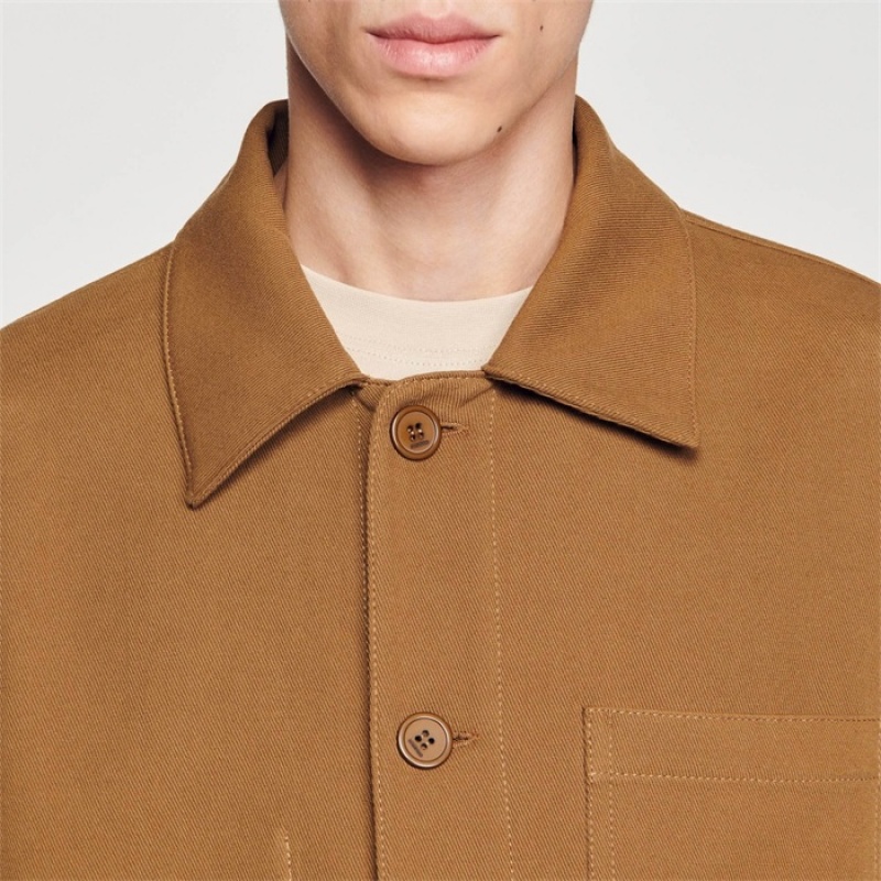 Sandro Worker jacket Camel | SN-SDO65178